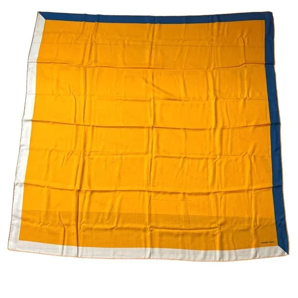 Hermes Yellow Cashmere Shawl - Picture 1 of 5